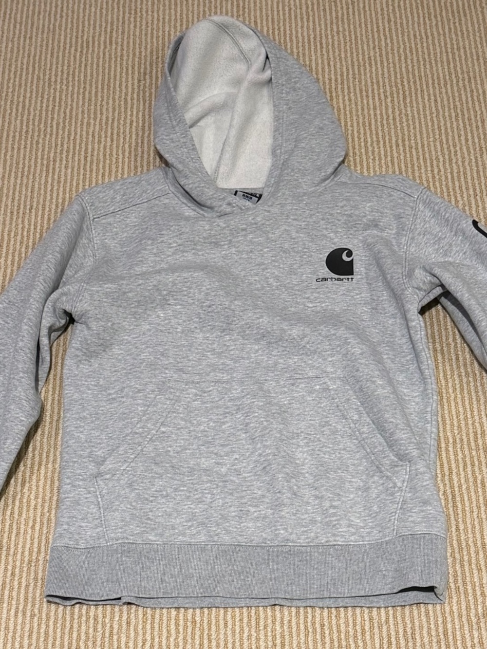 Carhartt Kids 10-12 Gray Hoodie